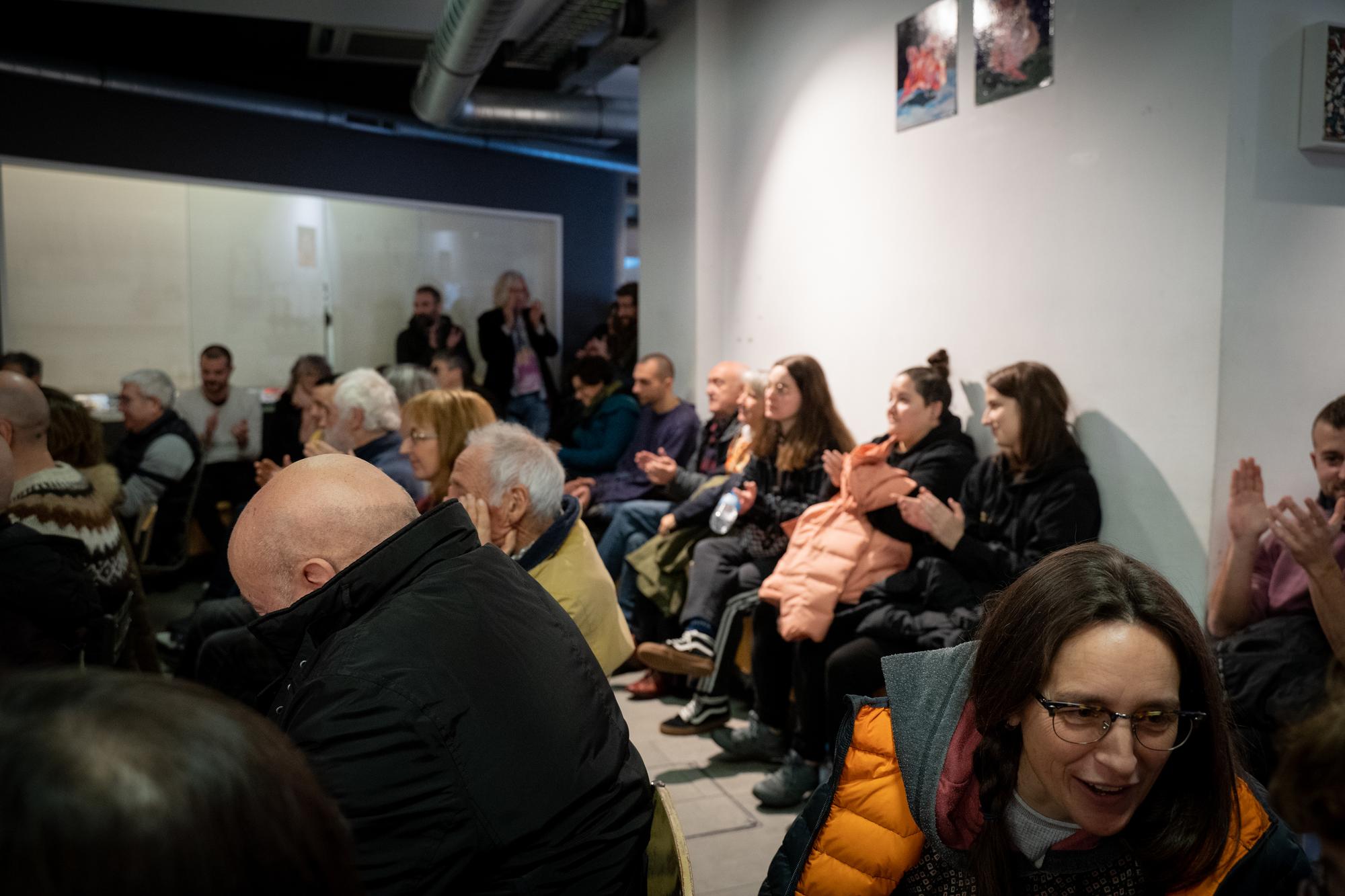 Público en la presentación de Hordago en Bilbao